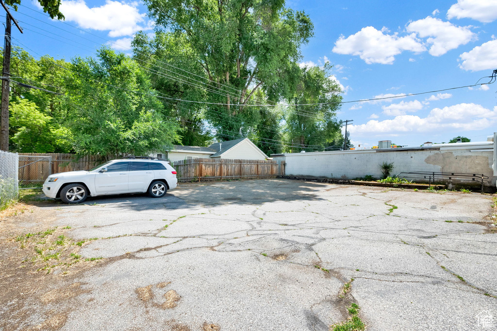View of vehicle parking