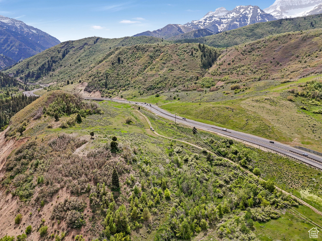 View of mountain background