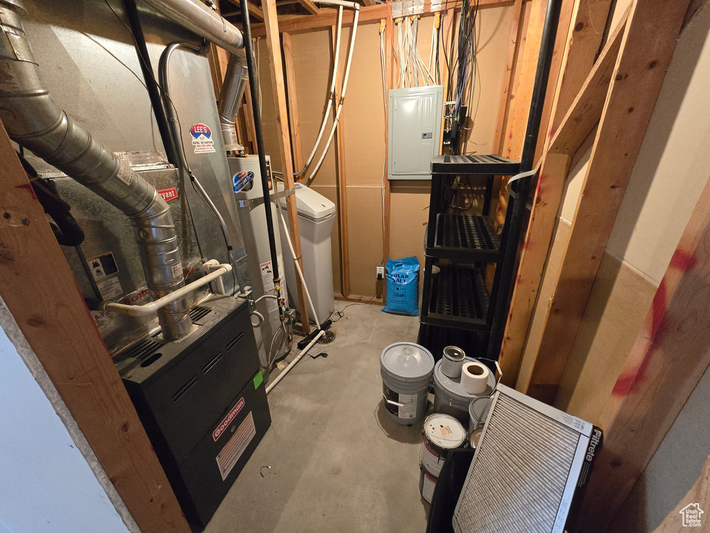 Utilities featuring electric panel