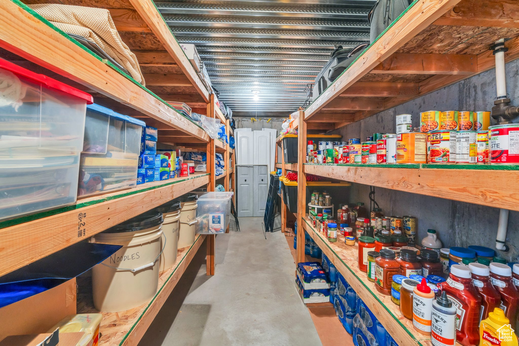View of storage area