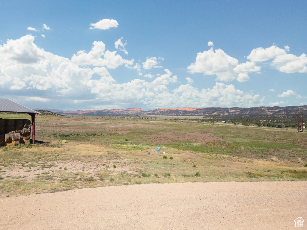 Mountain view featuring rural landscape