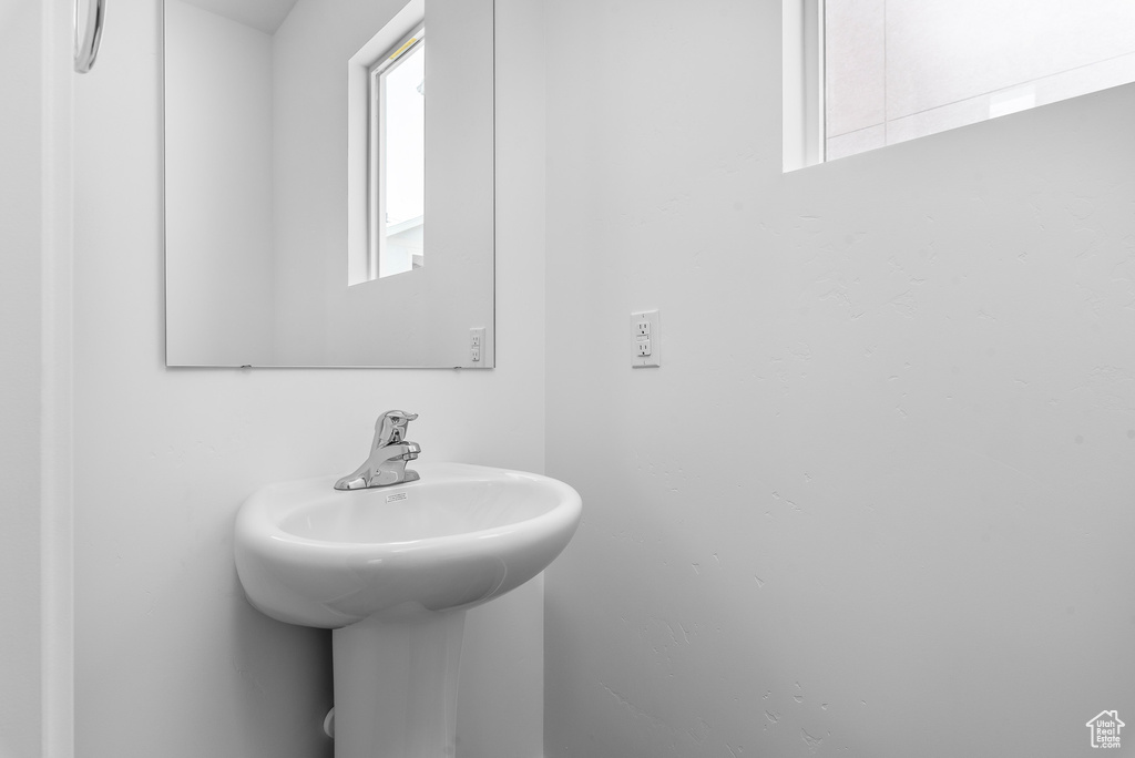 Bathroom featuring a sink