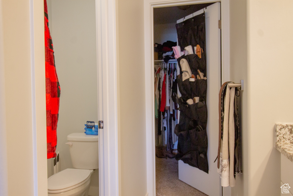 Bathroom with toilet
