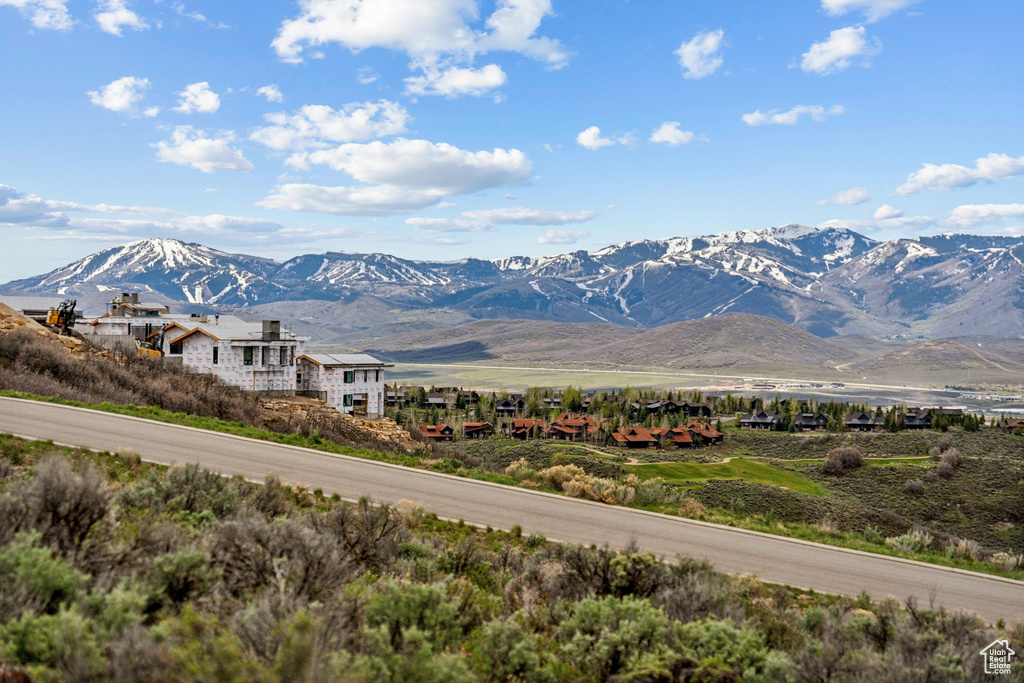 View of mountain background