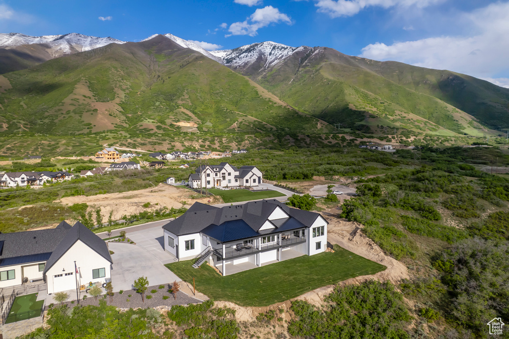 View of mountain background