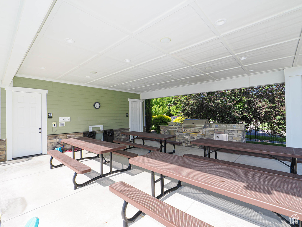 View of patio / terrace featuring outdoor dining space