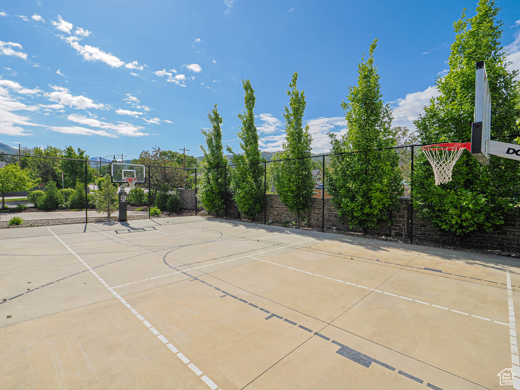 View of sport court with community basketball court