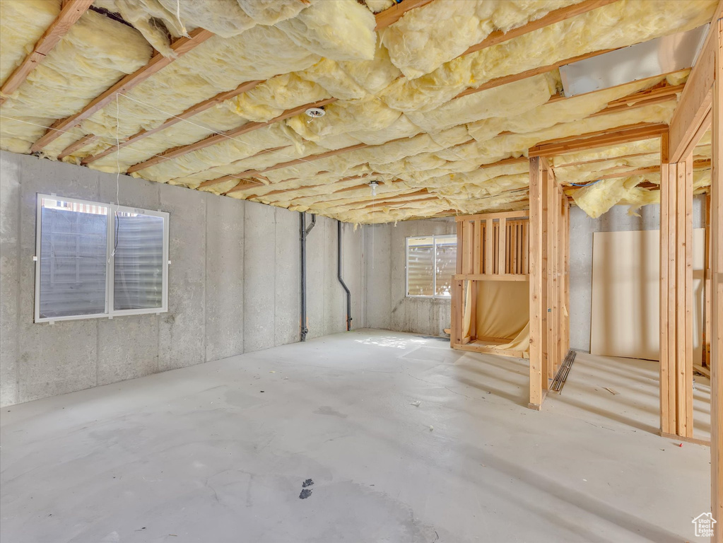 View of basement