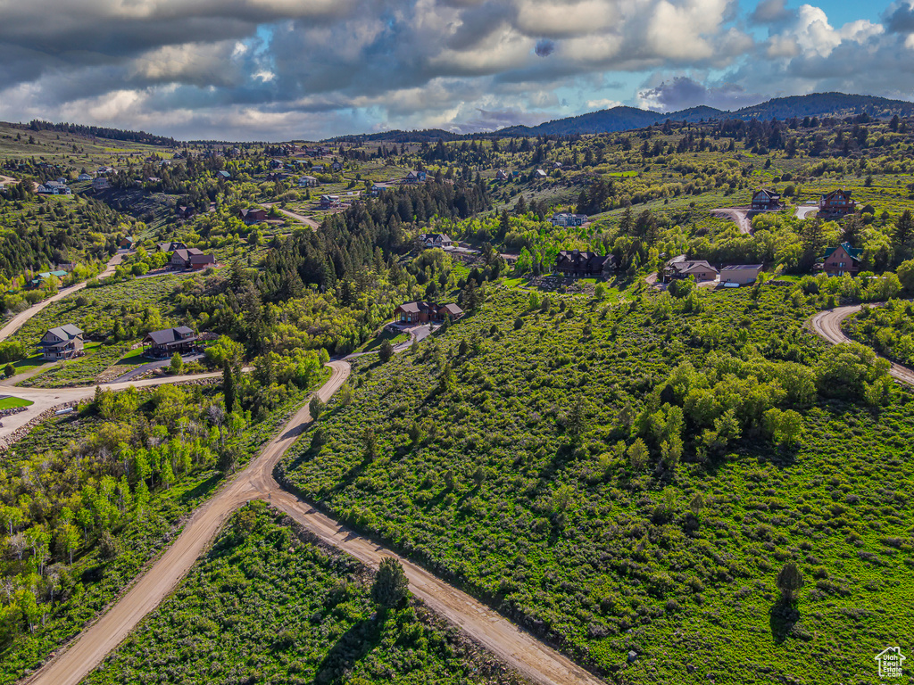 View of property location featuring mountains