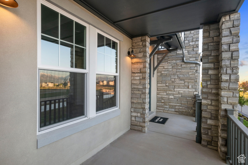 View of patio