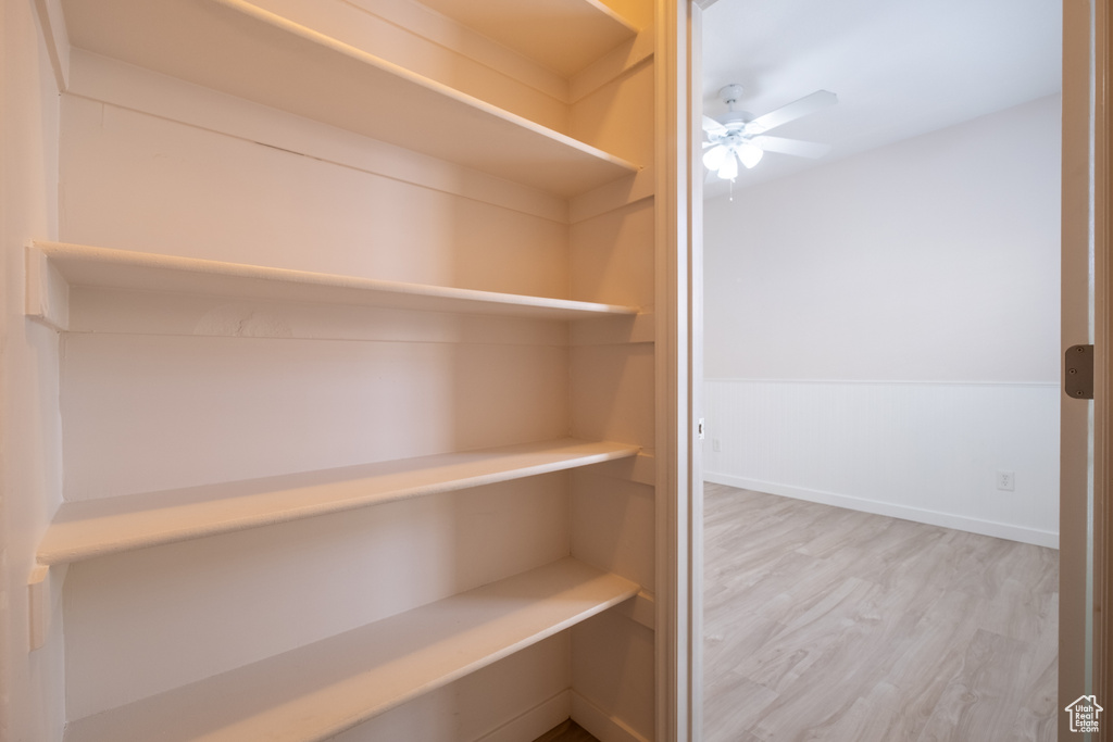 View of closet