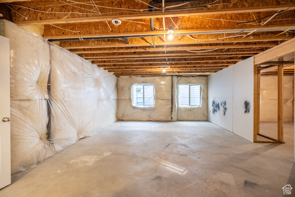 View of basement