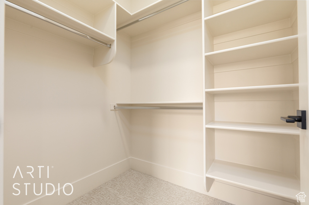 View of spacious closet