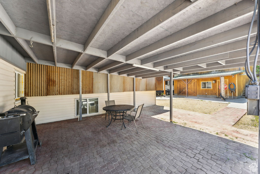 View of patio / terrace featuring grilling area