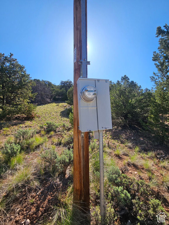 Exterior view of electric meter
