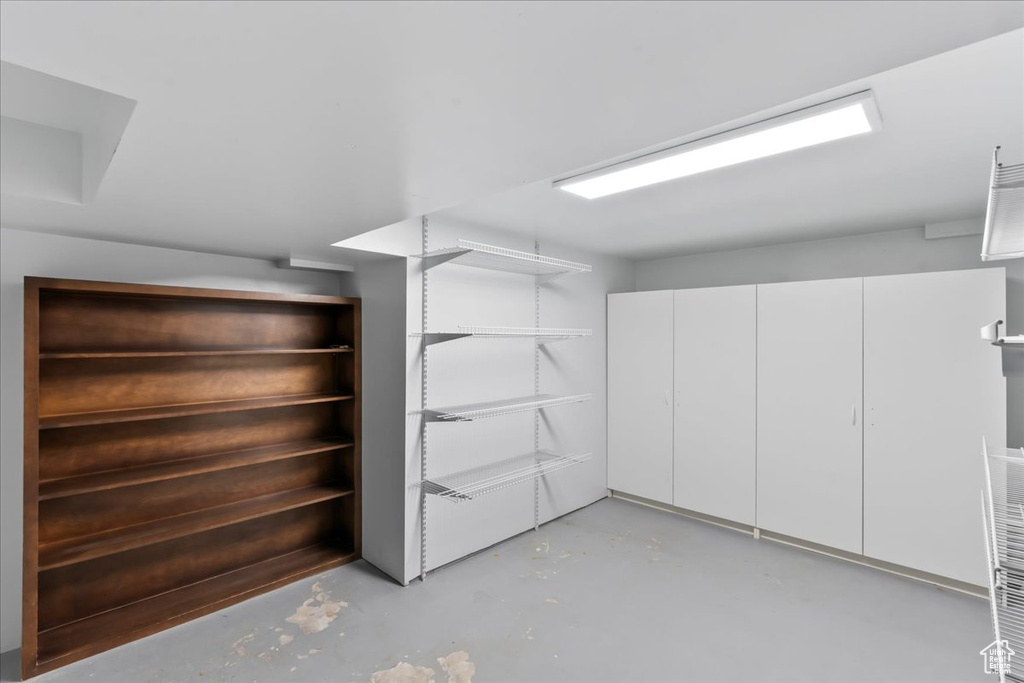 View of spacious closet
