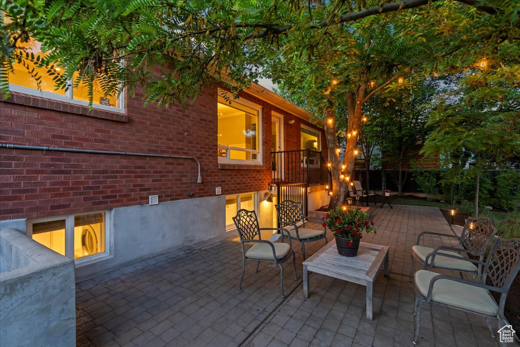 View of patio