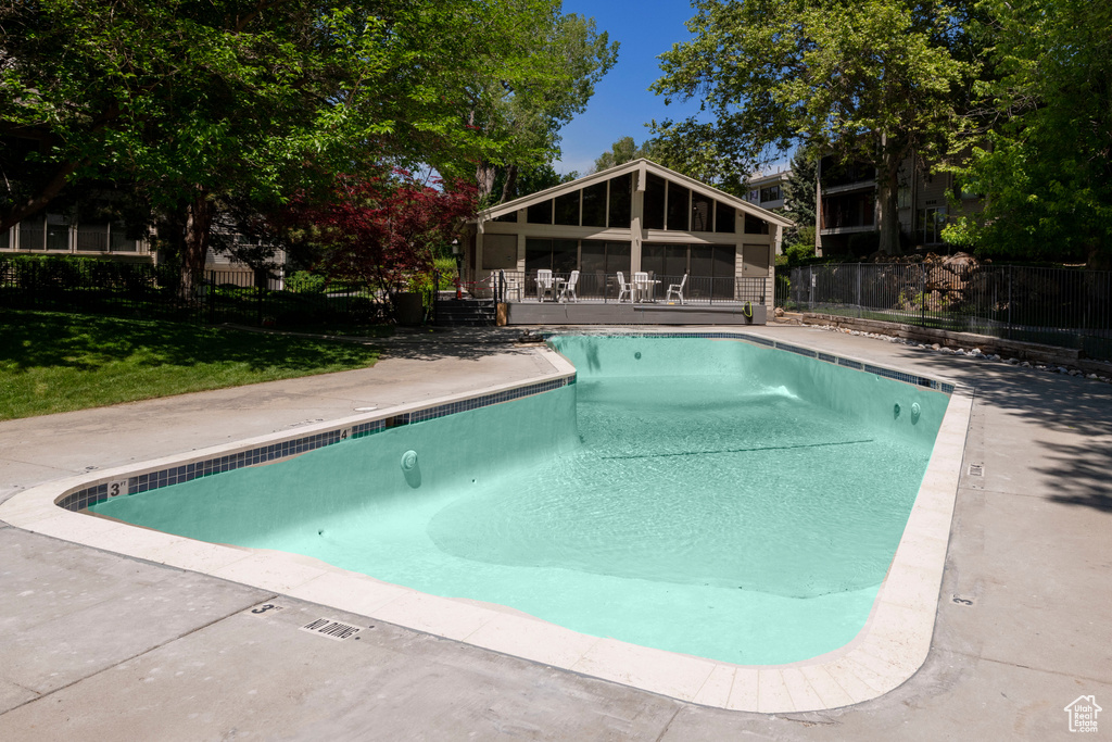 View of swimming pool