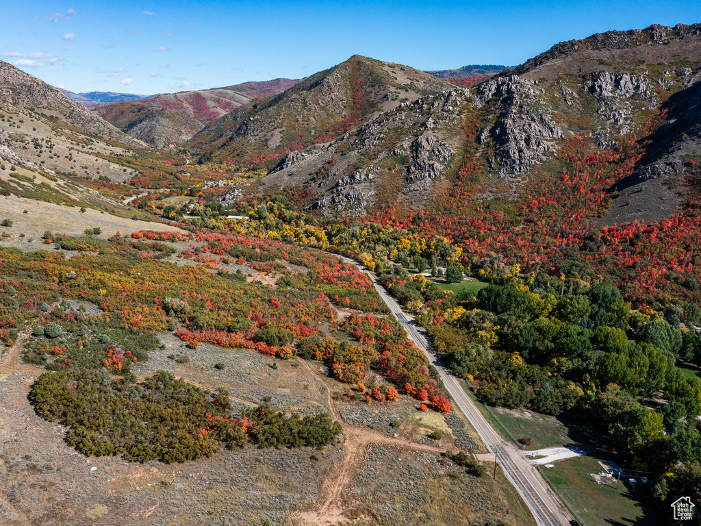 View of mountain background