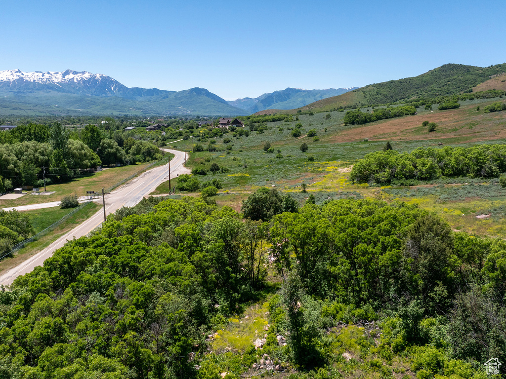 View of mountain backdrop