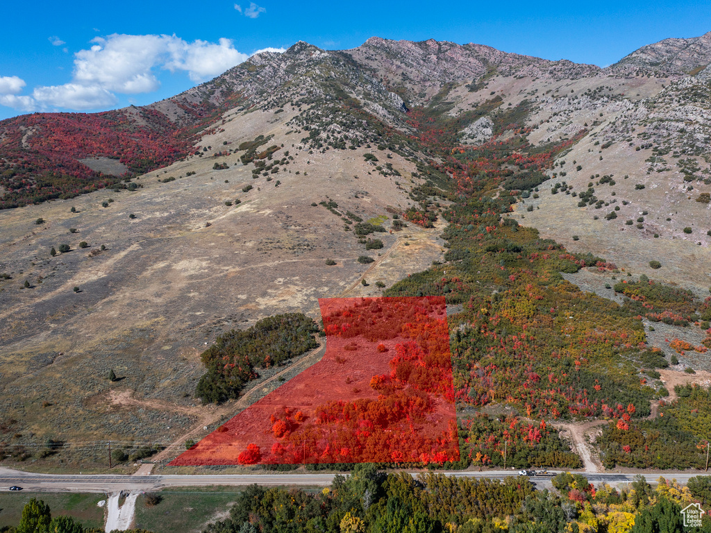 View of mountain backdrop