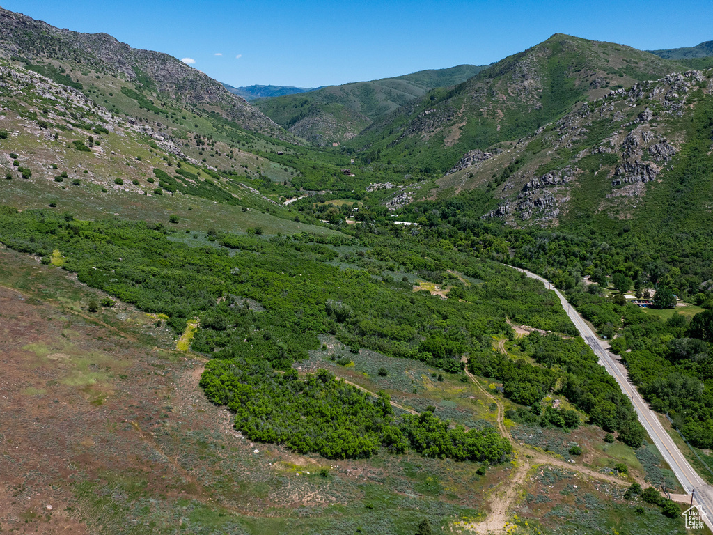 View of mountain backdrop