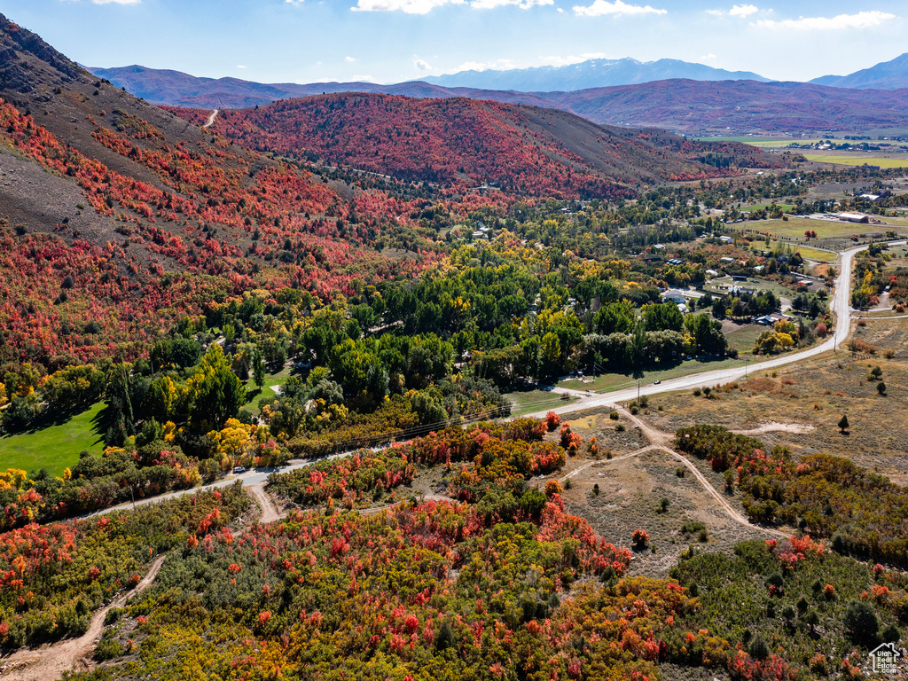 View of mountain backdrop