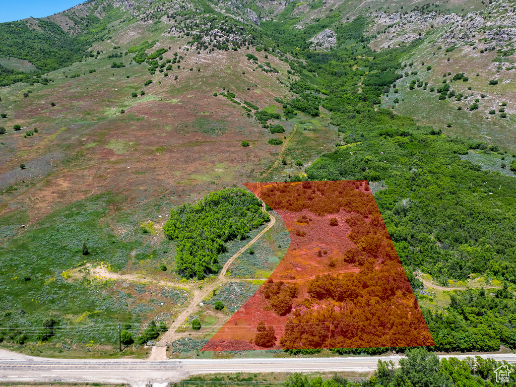Drone / aerial view of mountains