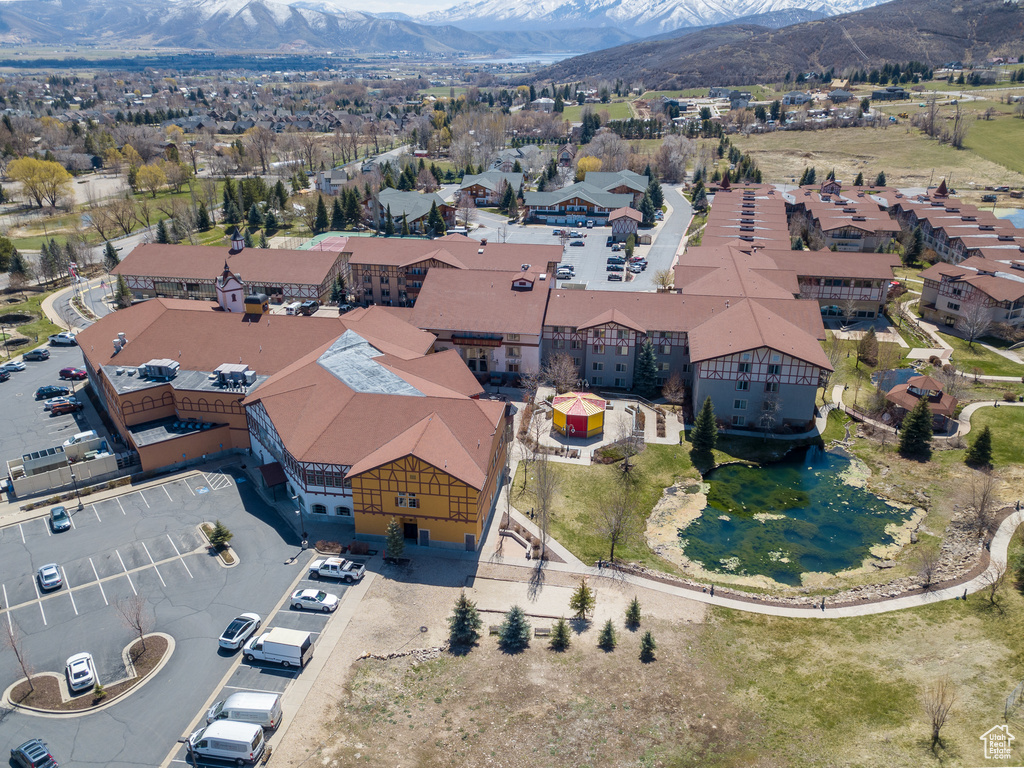 Drone / aerial view of mountains