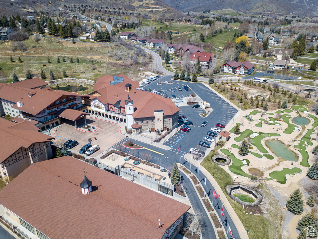 Aerial overview of property's location