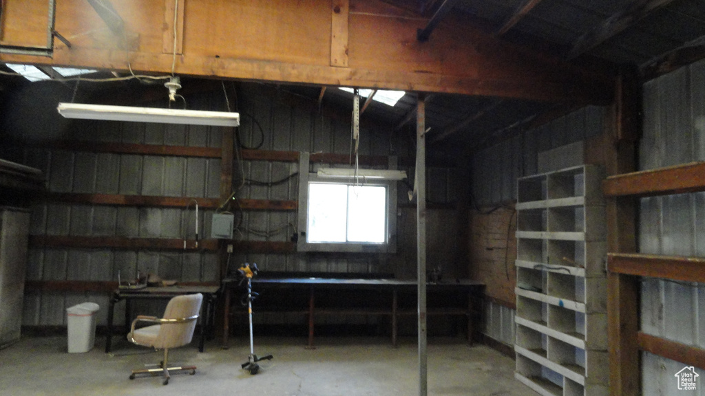 View of basement