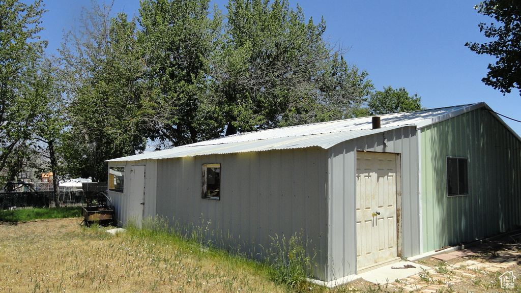 View of outbuilding