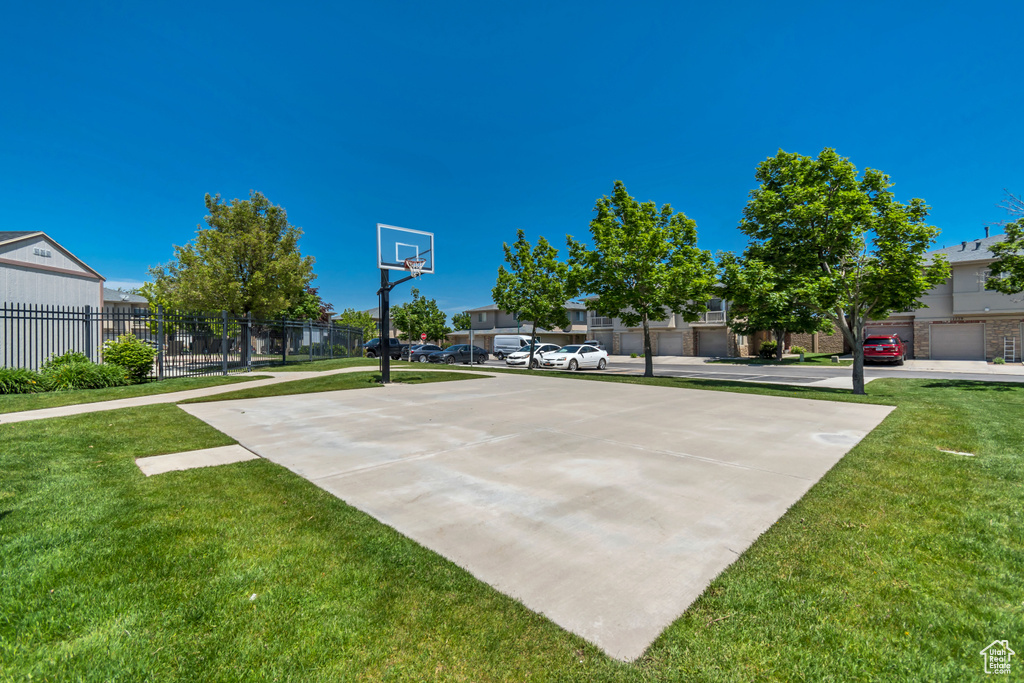 View of sport court with community basketball court