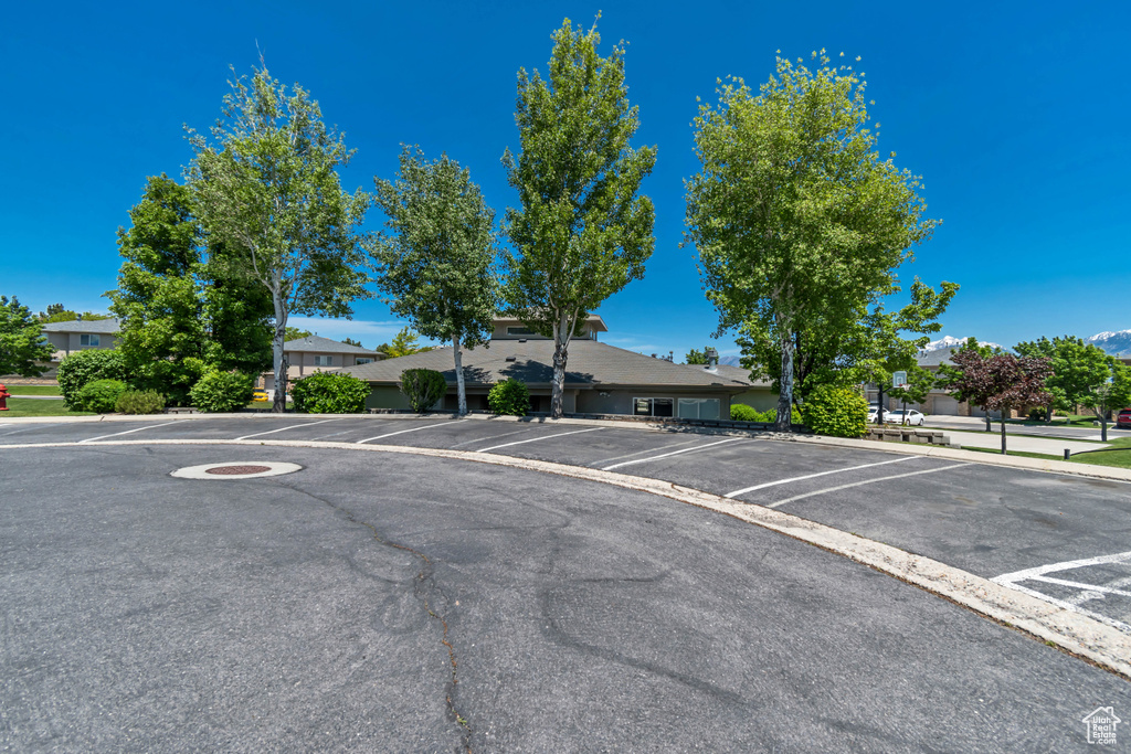 View of front of house featuring uncovered parking