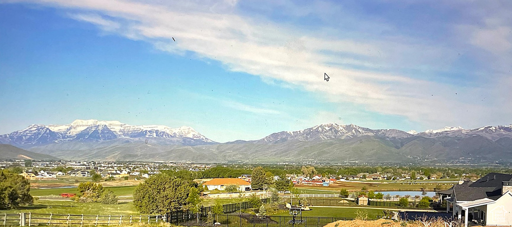 View of mountain backdrop