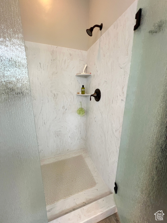 Full bathroom with a shower
