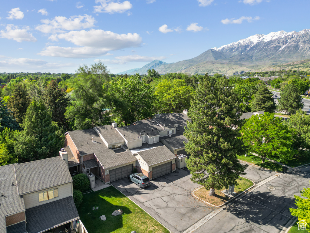 Aerial view of mountains