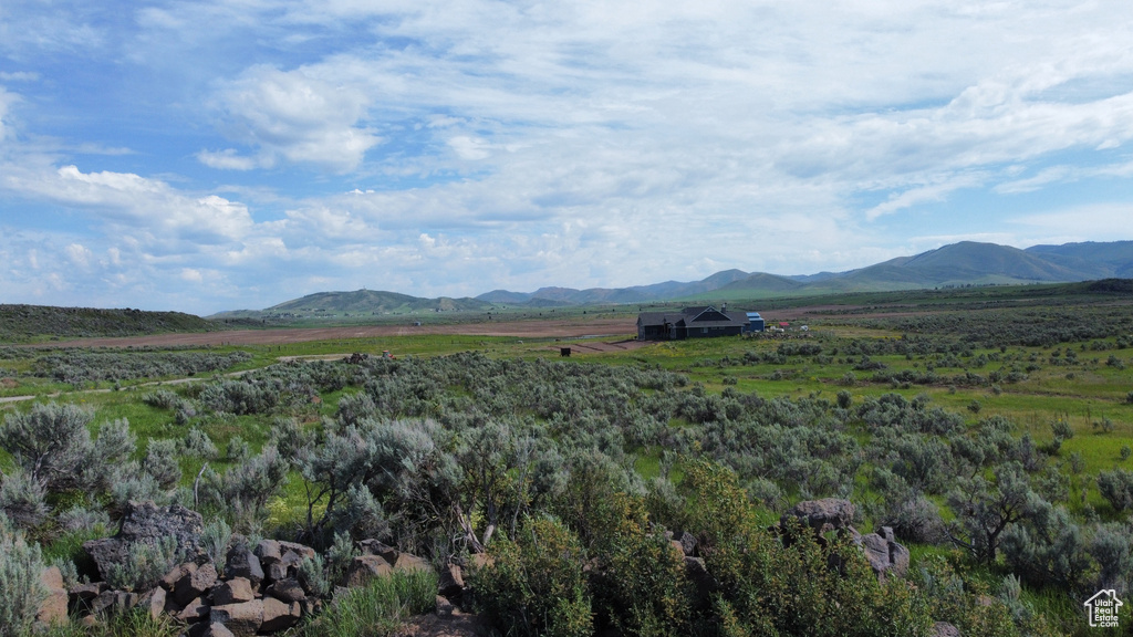 View of mountain backdrop