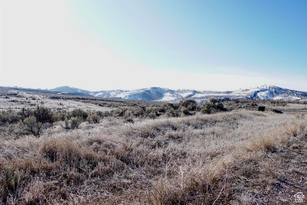 View of mountain backdrop