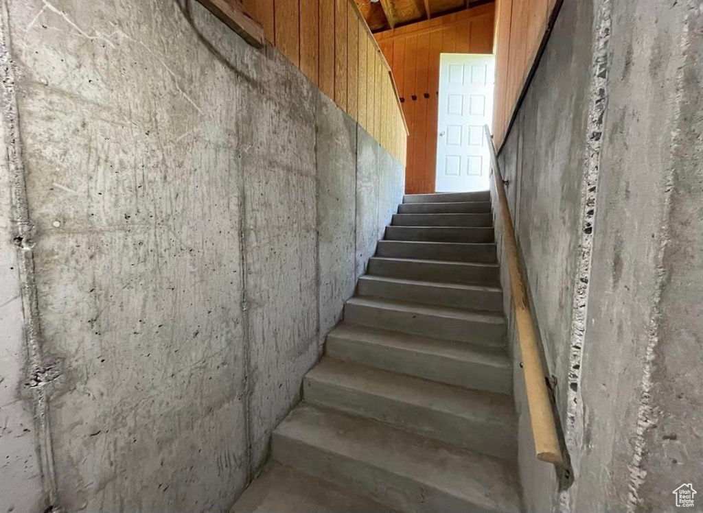 View of stairway