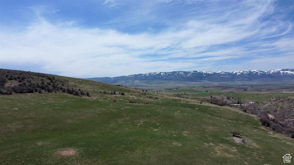 View of mountain background