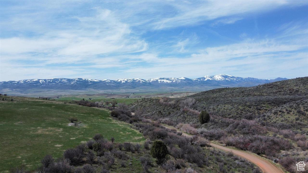 View of mountain backdrop