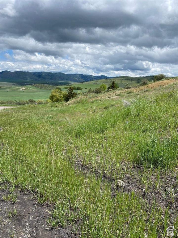 Mountain view featuring rural landscape
