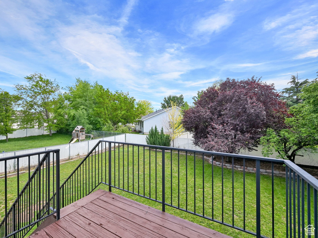 View of deck