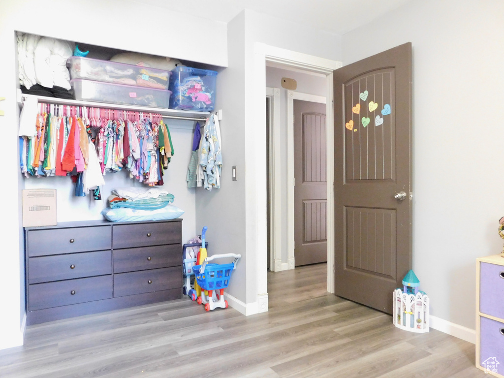 View of closet