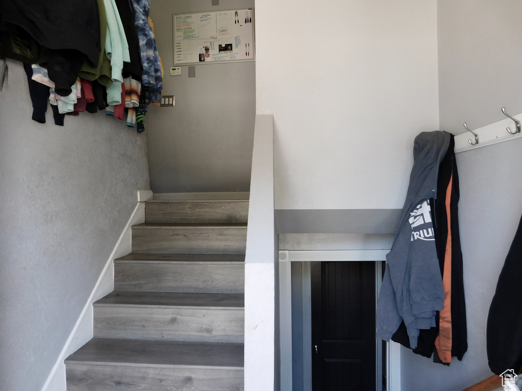 View of stairway