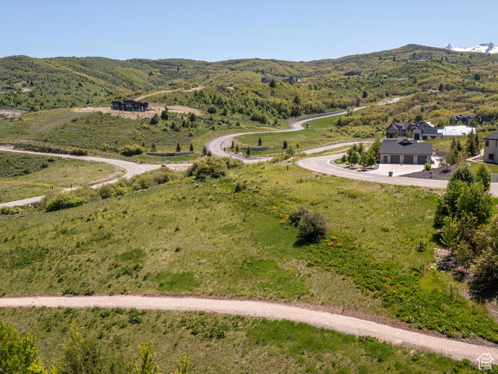 Aerial view of mountains