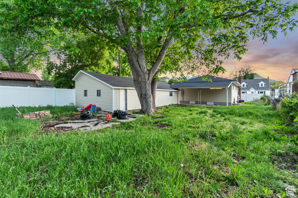 View of yard