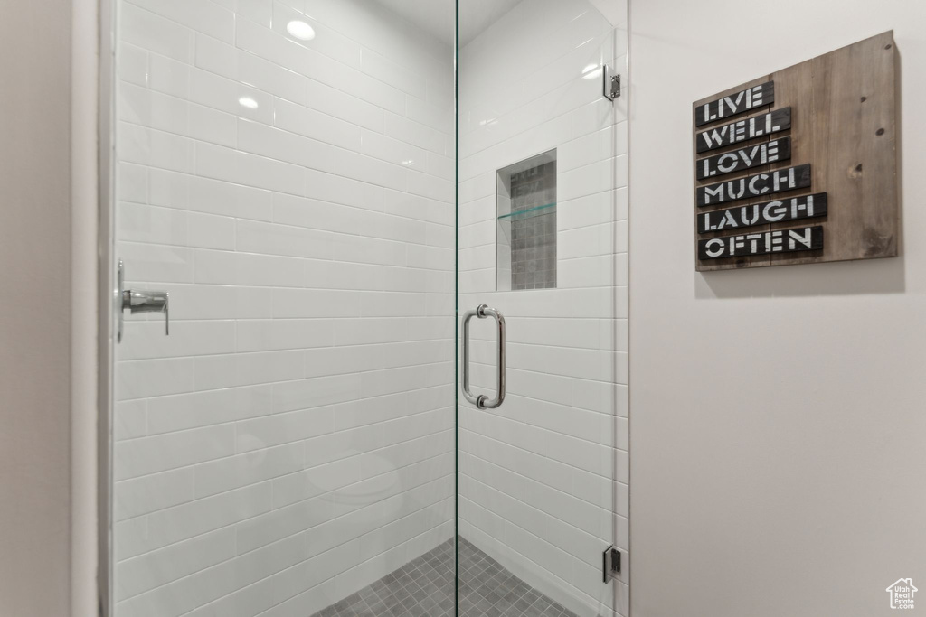 Full bath with a stall shower