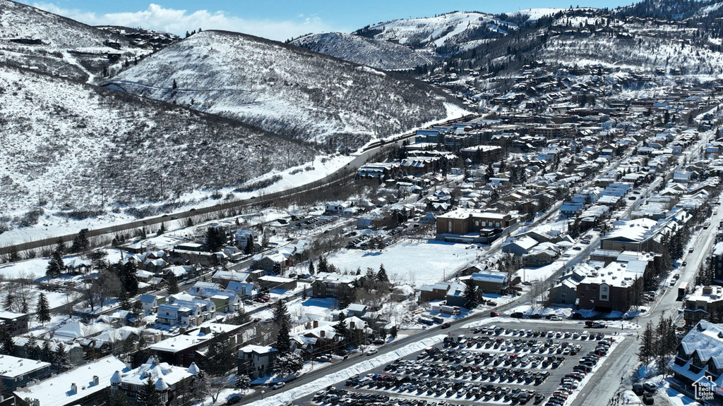 View of mountain background